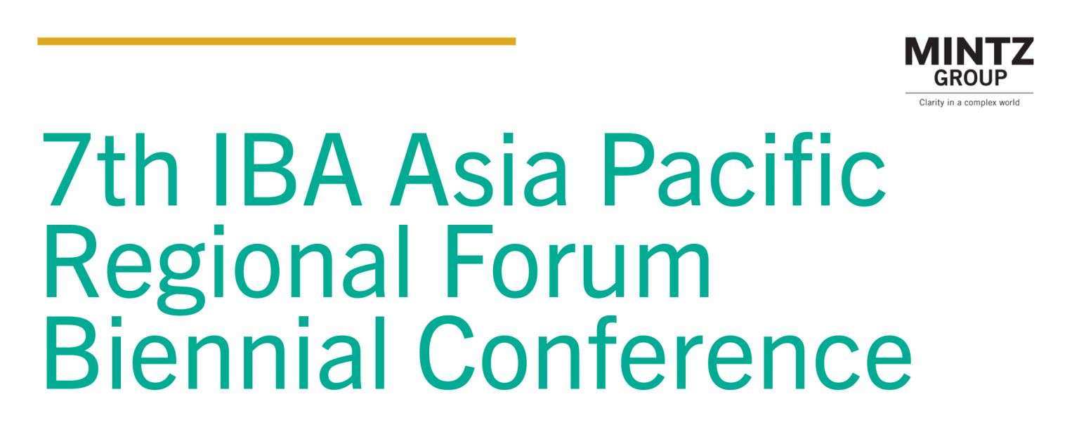 7th International Bar Association Asia Pacific Regional Forum Biennial